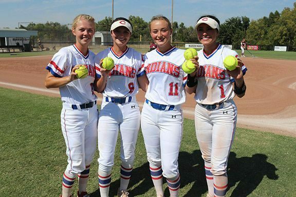 (From left) Kamrey Rendon, Raylee Chaney, Jentry Whaley and Gracee Miller.